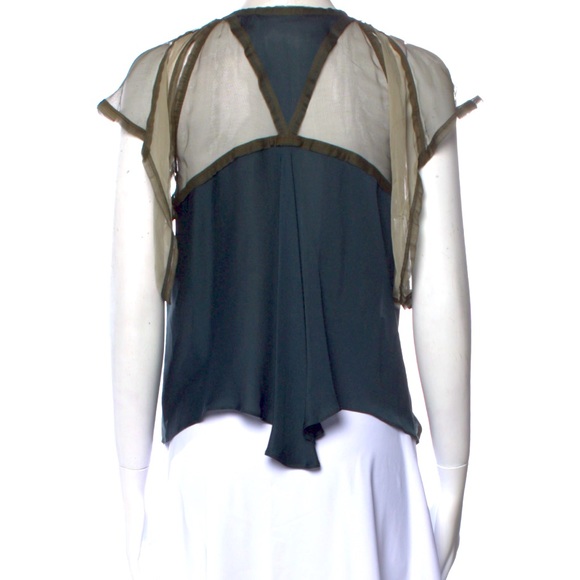 Stella McCartney semi-sheer blouse - size small (IT40) - Picture 4 of 4